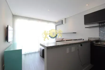 Flat com 1 Quarto para alugar, 50m² no Indianópolis, São Paulo