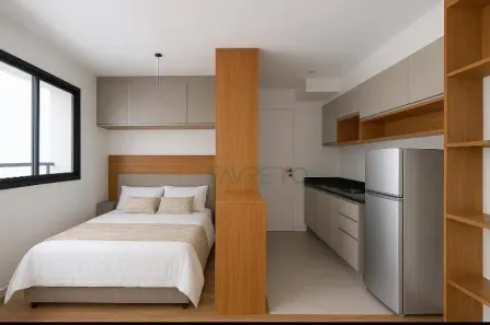 Apartamento com 1 Quarto à venda, 33m² no Mercês, Curitiba