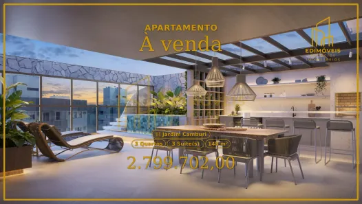 Apartamento com 3 Quartos à venda, 148m² no Jardim Camburi, Vitória