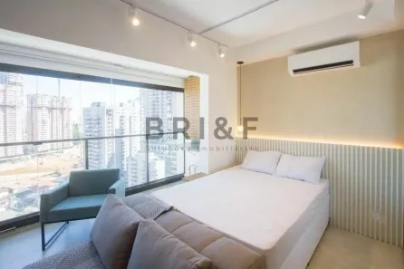 Apartamento com 1 Quarto para venda ou aluguel, 28m² no Jardim das Acácias, São Paulo