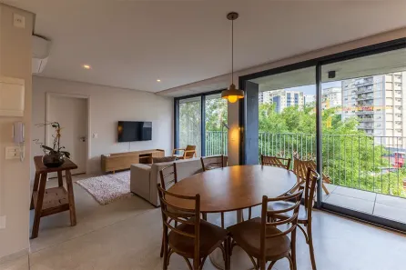 Apartamento com 1 Quarto para alugar, 64m² no Jardim das Bandeiras, São Paulo