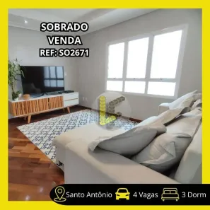 Sobrado com 3 Quartos à venda, 271m² no Santo Antônio, São Caetano do Sul
