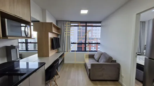 Apartamento com 1 Quarto para alugar, 33m² no Centro, Curitiba