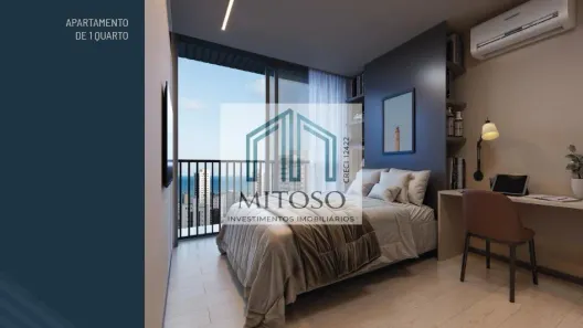 Apartamento com 1 Quarto à venda, 34m² no Boa Viagem, Recife