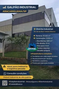 Galpão/Depósito/Armazém para alugar, 3000m² no Distrito Industrial, Araçariguama