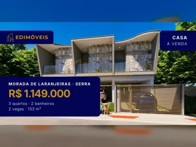 Casa com 3 Quartos à venda, 133m² no Morada de Laranjeiras, Serra
