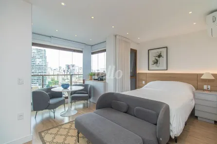 Apartamento com 1 Quarto para alugar, 29m² no Vila Nova Conceição, São Paulo