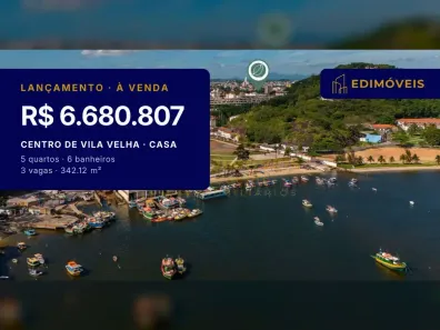 Casa com 5 Quartos à venda, 342m² no Centro de Vila Velha, Vila Velha
