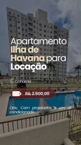 Apartamento com 2 Quartos para alugar, 45m² no Cohama, São Luís