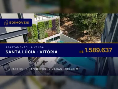 Apartamento com 3 Quartos à venda, 103m² no Santa Lúcia, Vitória
