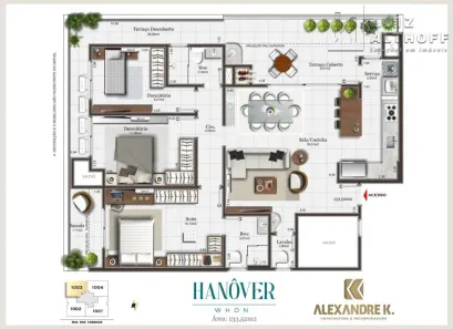 Apartamento com 3 Quartos à venda, 133m² no Pedra Branca, Palhoça
