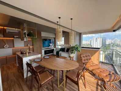 Apartamento com 1 Quarto para alugar, 63m² no Cidade Monções, São Paulo