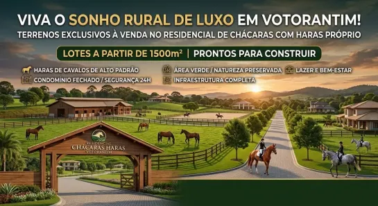 Lote/Terreno à venda, 1500m² no Carafá, Votorantim
