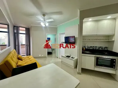 Apartamento com 1 Quarto para alugar, 33m² no Indianópolis, São Paulo