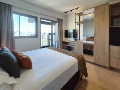 Apartamento com 1 Quarto para alugar, 25m² no Vila Olímpia, São Paulo