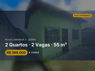 Casa com 2 Quartos à venda, 55m² no Nova Carapina II, Serra