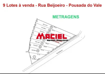 Lote/Terreno à venda, 184m² no Chácaras Pousada do Vale, São José dos Campos