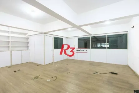 Sala Comercial para alugar, 93m² no Centro, Santos
