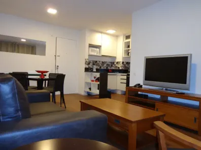 Flat com 1 Quarto para alugar, 48m² no Itaim Bibi, São Paulo