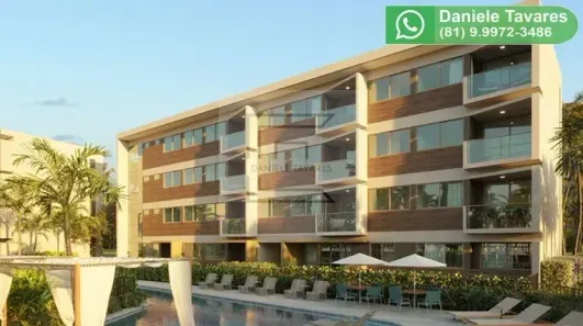 Flat com 2 Quartos à venda, 65m² no Tamandaré, Tamandaré
