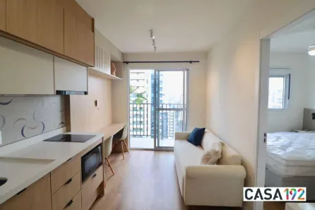 Apartamento com 1 Quarto para alugar, 28m² no Campo Belo, São Paulo