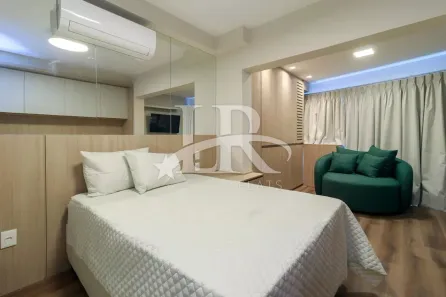 Flat com 1 Quarto para alugar, 30m² no Santo Amaro, São Paulo