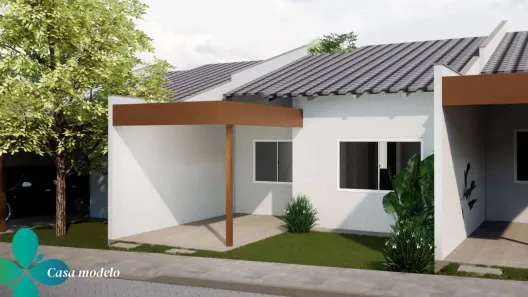Casa de Condomínio com 2 Quartos à venda, 70m² no Chácaras São Pedro, Aparecida de Goiânia