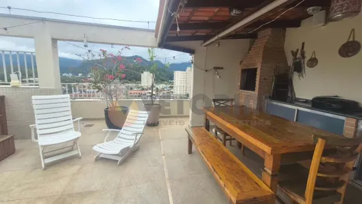 Cobertura com 3 Quartos para venda ou aluguel, 180m² no Loteamento Balneário Camburi, Caraguatatuba
