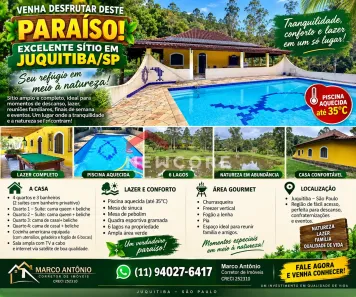 Fazenda/Sítio com 4 Quartos à venda, 170000m² no Barnabés, Juquitiba