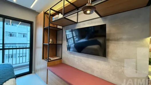 Apartamento com 1 Quarto para alugar, 23m² no Santa Cecília, São Paulo