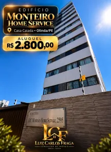 Apartamento com 1 Quarto para alugar, 32m² no Casa Caiada, Olinda