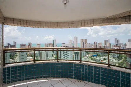 Apartamento com 3 Quartos para alugar, 115m² no Boa Viagem, Recife