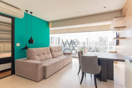 Apartamento com 1 Quarto à venda, 52m² no Cidade Monções, São Paulo