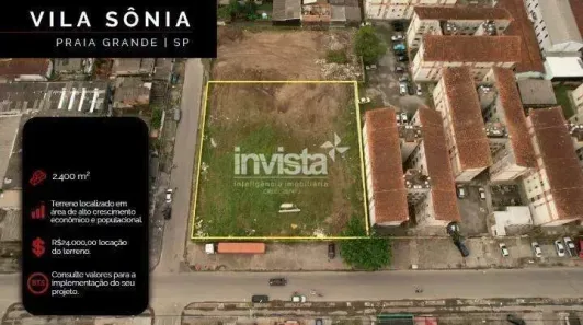 para alugar, 2400m² no Vila Sônia, Praia Grande
