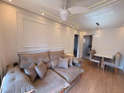 Apartamento com 2 Quartos para alugar, 62m² no Tupi, Praia Grande
