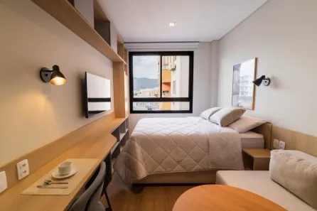 Apartamento com 1 Quarto para alugar, 21m² no Trindade, Florianópolis