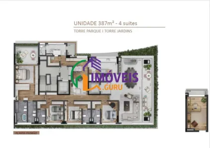 Apartamento com 4 Quartos à venda, 387m² no Jardim Paulista, São Paulo
