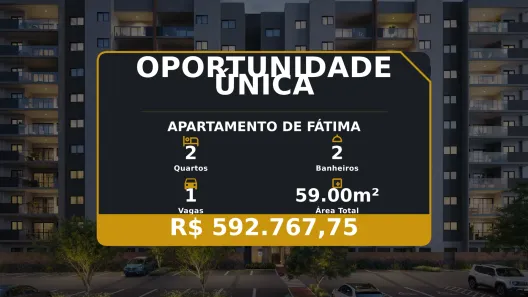 Apartamento com 2 Quartos à venda, 59m² no de Fátima, Serra