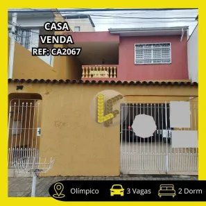Casa com 2 Quartos à venda, 164m² no Olímpico, São Caetano do Sul