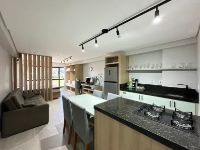 Apartamento com 1 Quarto para alugar, 37m² no Campeche, Florianópolis