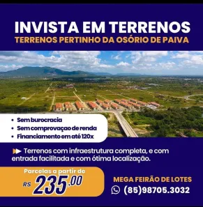 Lote/Terreno à venda, 240m² no Jaçanaú, Maracanaú