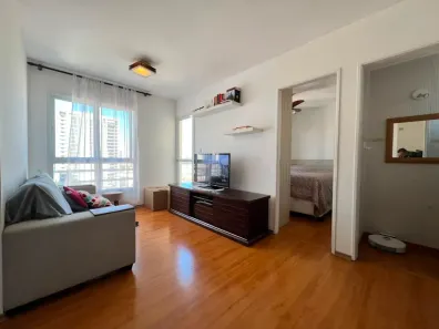 Apartamento com 1 Quarto para alugar, 40m² no Mirandópolis, São Paulo