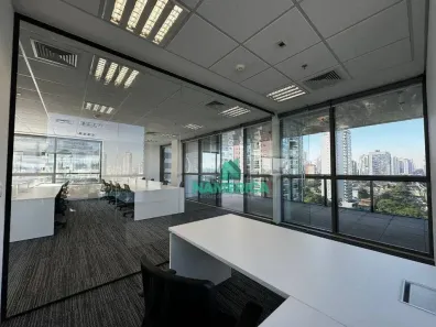 Sala Comercial para alugar, 266m² no Cidade Monções, São Paulo