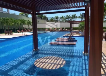 Apartamento com 3 Quartos para alugar, 79m² no Ponta Negra, Natal