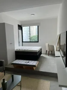Flat com 1 Quarto para venda ou aluguel, 27m² no Cerqueira César, São Paulo