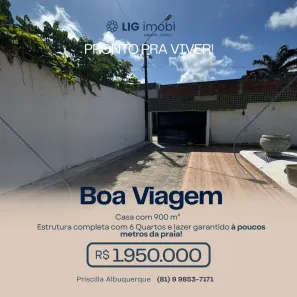 Casa com 6 Quartos à venda, 900m² no Boa Viagem, Recife