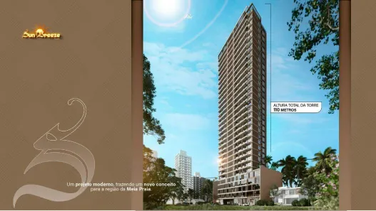 Apartamento com 3 Quartos à venda, 168m² no Meia Praia, Itapema