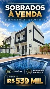 Sobrado com 2 Quartos à venda, 77m² no Capricórnio II, Caraguatatuba