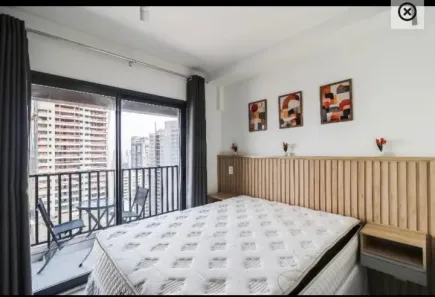 Apartamento com 1 Quarto para alugar, 23m² no Paraíso, São Paulo