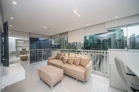 Apartamento com 1 Quarto para alugar, 54m² no Vila Nova Conceição, São Paulo